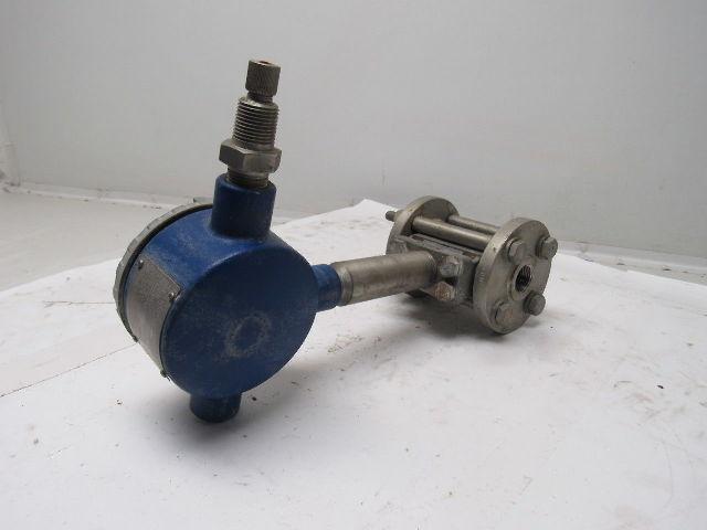 Foxboro RS-83 83W-T3QS1STRJA-G 3/4" NPT Valve 150 Class Valve Vortex Flow Meter