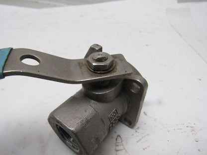 J Flow Controls 1/2" CF8M Stainless Steel Ball Valve 2000 CWP Lot Of 2