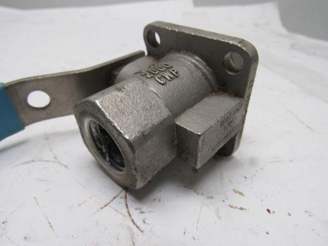 J Flow Controls 1/2" CF8M Stainless Steel Ball Valve 2000 CWP Lot Of 2