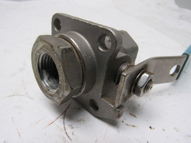 J Flow Controls 1/2" CF8M Stainless Steel Ball Valve 2000 CWP Lot Of 2