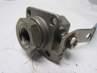 J Flow Controls 1/2" CF8M Stainless Steel Ball Valve 2000 CWP Lot Of 2