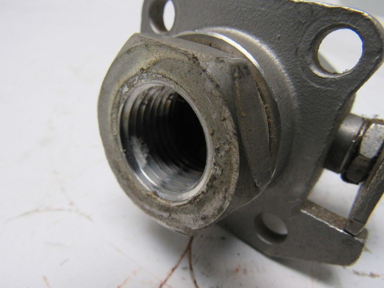 J Flow Controls 1/2" CF8M Stainless Steel Ball Valve 2000 CWP Lot Of 2