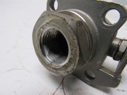 J Flow Controls 1/2" CF8M Stainless Steel Ball Valve 2000 CWP Lot Of 2