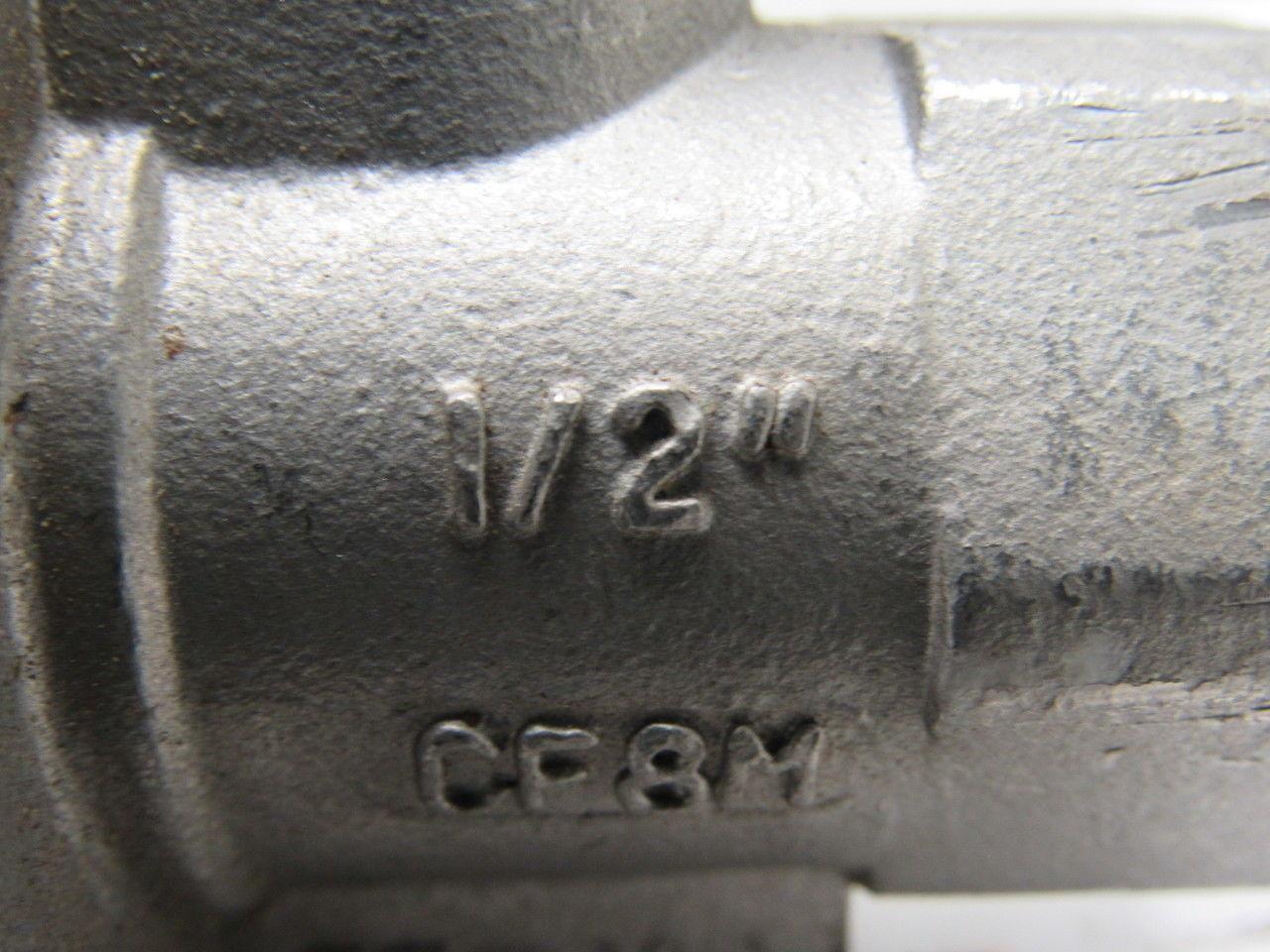 J Flow Controls 1/2" CF8M Stainless Steel Ball Valve 2000 CWP Lot Of 2