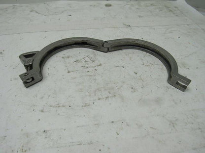 Waukesha Cherry-Burrell 4" Sanitary Hinged Split Clamp Stainless Steel