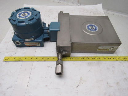 Micro Motion F025S319SIAUEZZZZ 20-30 VDC Mass Flow Meter Transmitter 1450 PSI