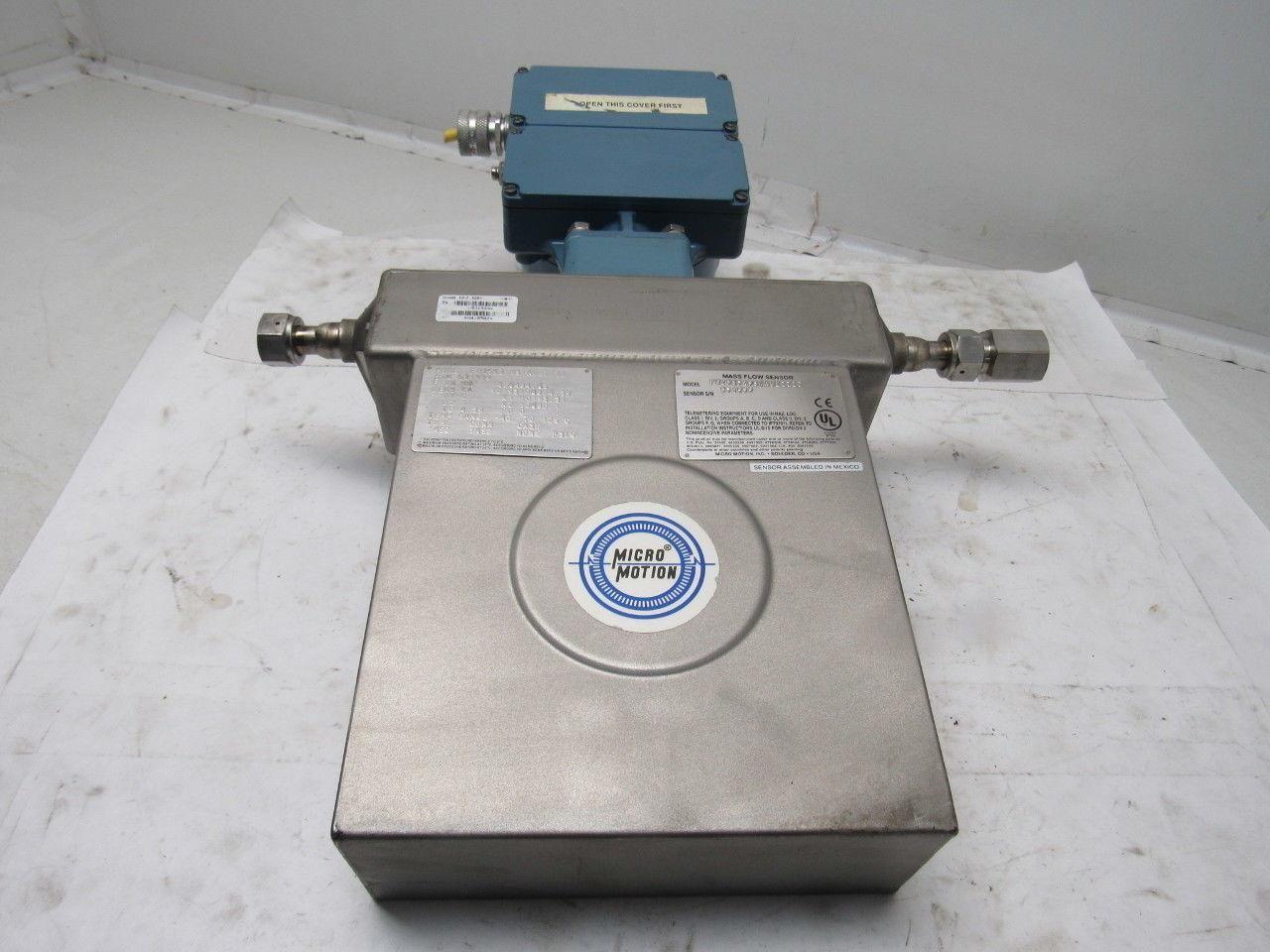 Micro Motion F025S319SIAUEZZZZ 20-30 VDC Mass Flow Meter Transmitter 1450 PSI