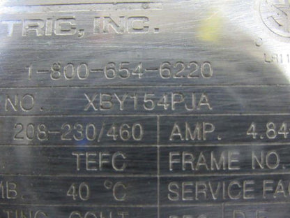 Sterling XBY154PJA 2-1/2" x 2" 1-1/2Hp 208-230/460V Sanitary Centrifugal SS Pump