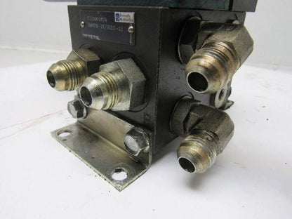Rexroth 4WE6D60 4/2 Single Solenoid Regulated Valve Bank Manifold 110V Coil