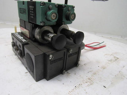 Numatics 081SS500K 5/3 Open Center regulated Valve Manifold Assembly 110V Col