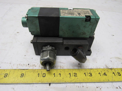 Numatics 081SA43AK000030 2/4  Solenoid Operated Spring Return Valve 110V Coil