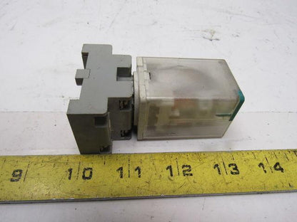 Square D 8501KP12V20 120V 50-60Hz DPDT 10A 1/2Hp Max Relay W/ Socket Lot Of 6