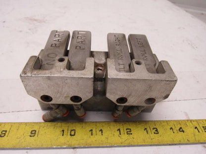 Aluminum Block Manifold Pneumatic 4 Switch Control