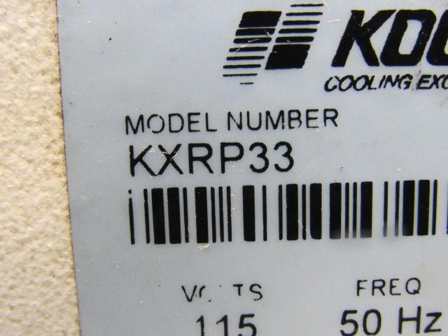Kooltronic KXRP33 115V 50/60Hz Panel Mount Heat Exchanger Cooling Unit