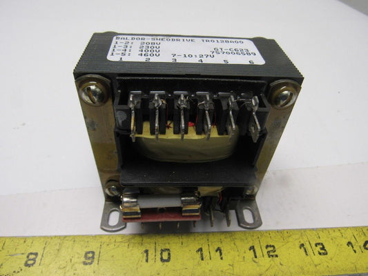 Baldor-Sweodrive TR0128A00 208-460V Primary 27V Fused Secondary Transformer
