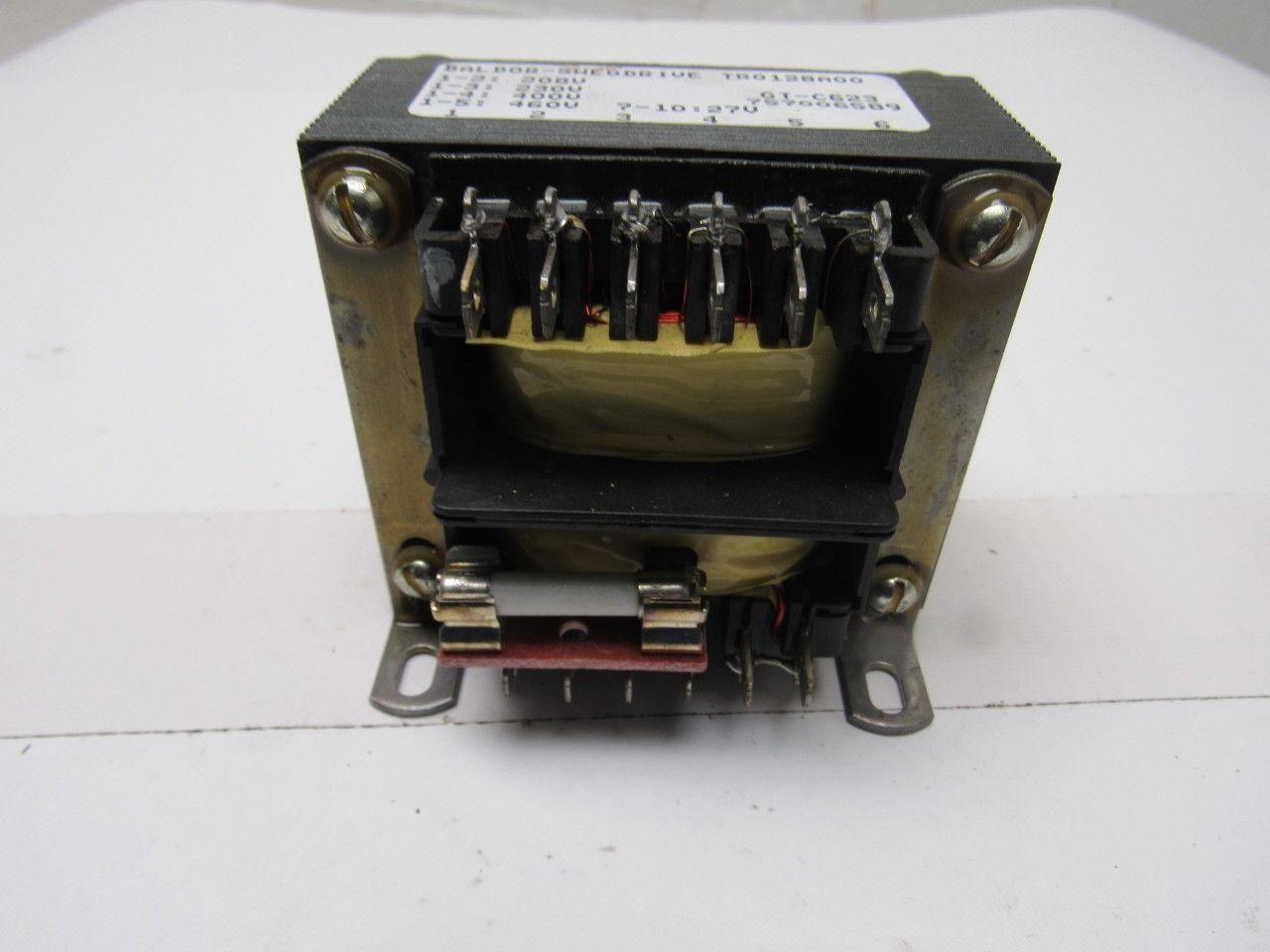 Baldor-Sweodrive TR0128A00 208-460V Primary 27V Fused Secondary Transformer