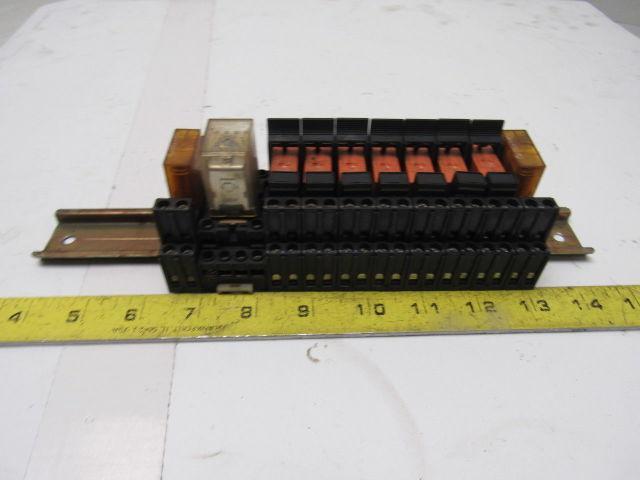 Schrack RTE24024 16A 250VAC PCB Relay 24VDC Coil 7 W/ Sockets Extras