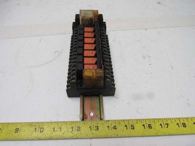 Schrack RTE24024 16A 250VAC PCB Relay 24VDC Coil 7 W/ Sockets Extras