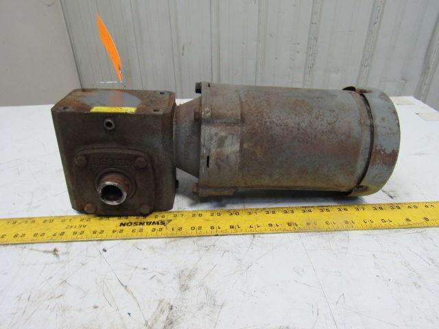 Boston Gear 34K29-872 10:1 Ratio .5Hp 208-230/460V 3Ph 1" Thru Shaft Gear Motor