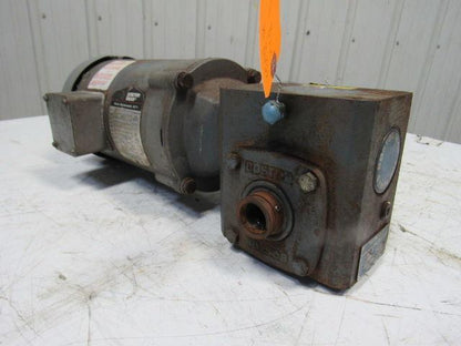Boston Gear 34K29-872 10:1 Ratio .5Hp 208-230/460V 3Ph 1" Thru Shaft Gear Motor