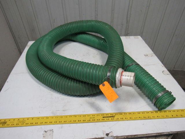 4" x 14' All-Plastic Flexible Duct Hose for Fumes