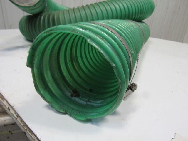 4" x 14' All-Plastic Flexible Duct Hose for Fumes