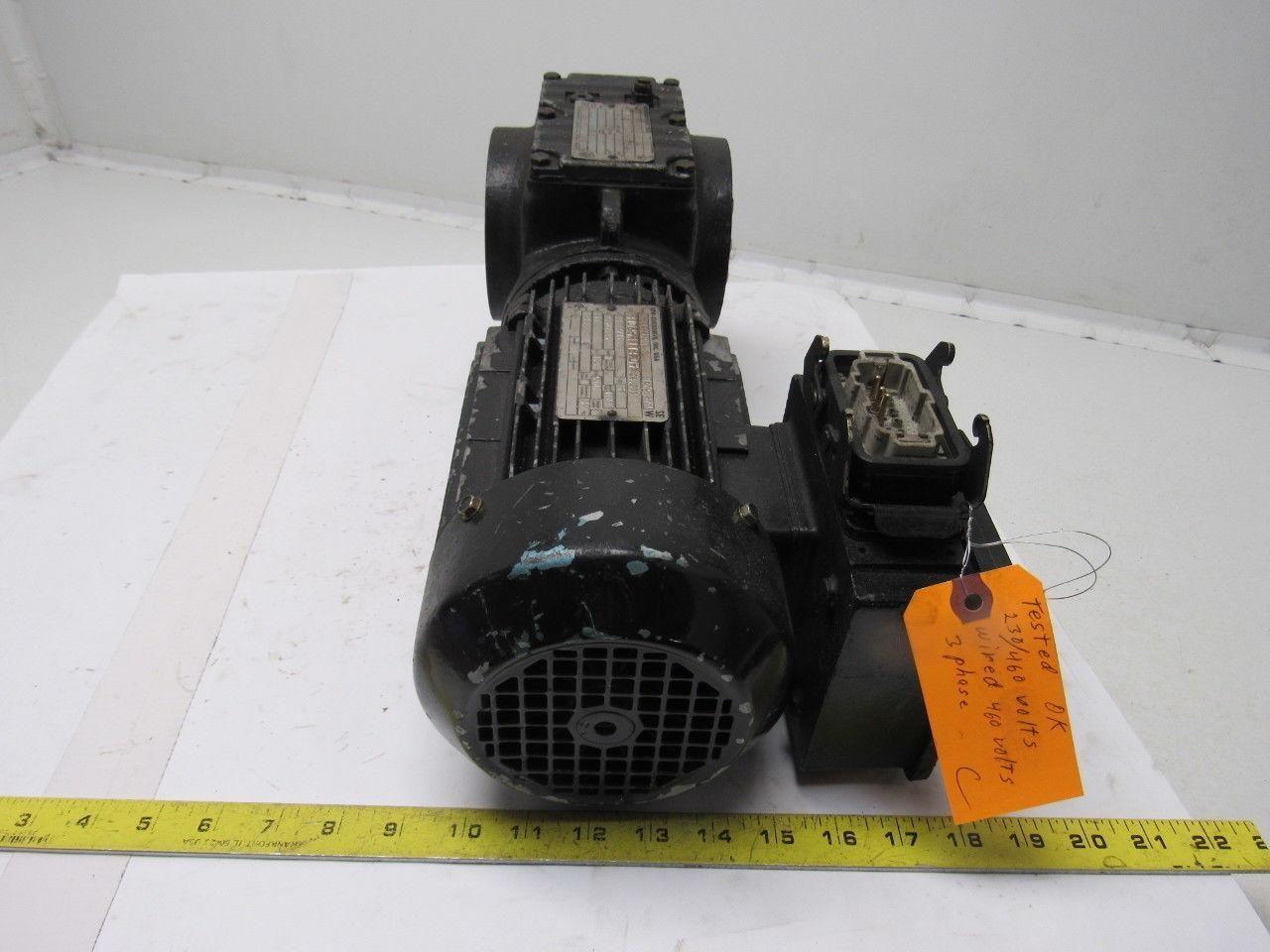 SEW-EURODRIVE 870269778.04.04.001 1/2HP Gearmotor 230/460V 3Ph 137.08:1 Ratio