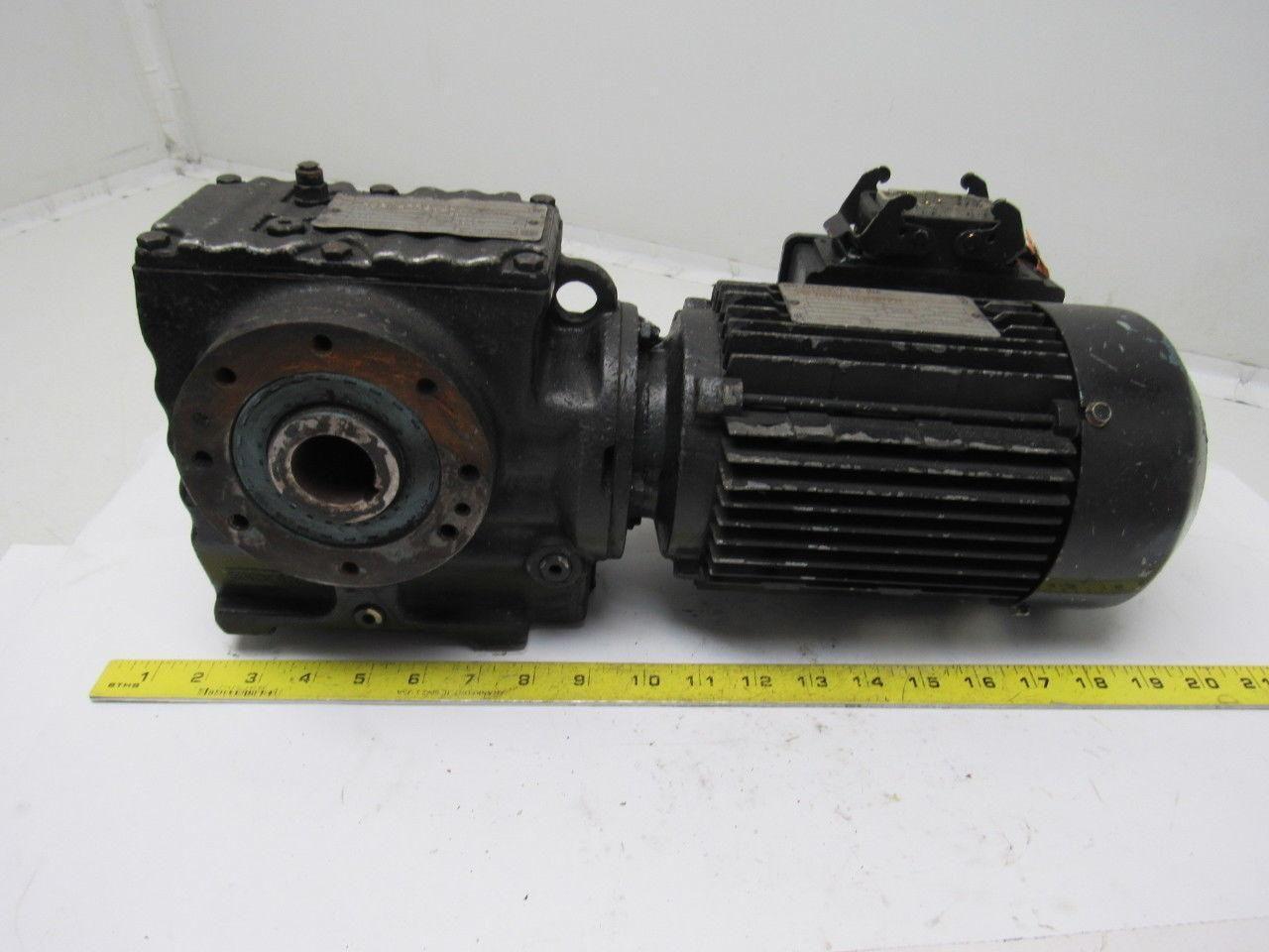 SEW-EURODRIVE 870269778.04.04.001 1/2HP Gearmotor 230/460V 3Ph 137.08:1 Ratio