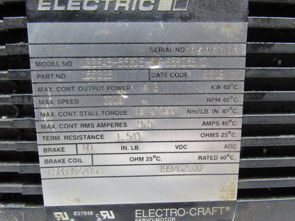 Reliance Electric 1326AB-B530E-21 4.3kW 460/380V 24mm Shaft 3200RPM Servo Motor