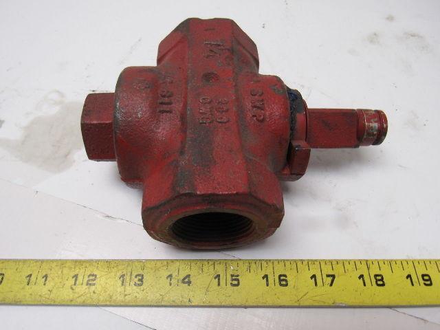 Homestead Fig 611 1-1/2" NFPT Lubricated Valve 150 SWP 200 OWG