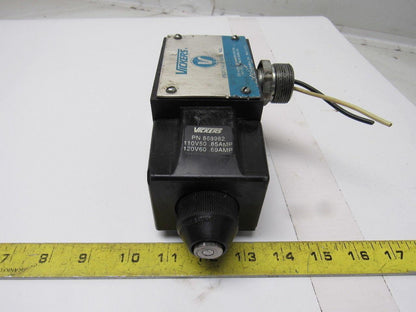 Vickers DG4S4018C50 Single Solenoid Operated Directional Valve 110V Coil