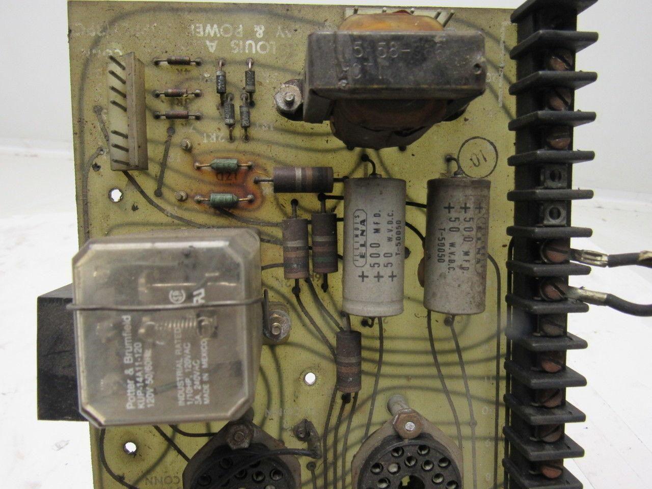 Louis Allis 5Y902-0100 Relay & Power Supply Circuit Board