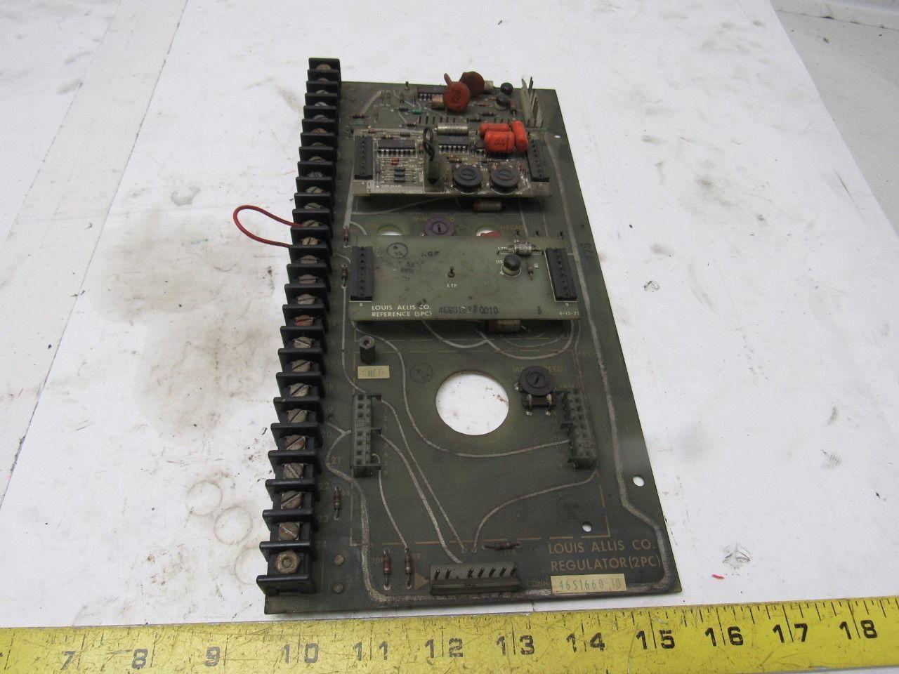 Louis Allis 46S1660-10 Linear Accelerator Reference Regulator Boards