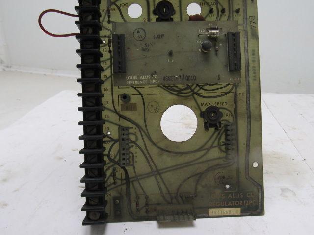 Louis Allis 46S1660-10 Linear Accelerator Reference Regulator Boards