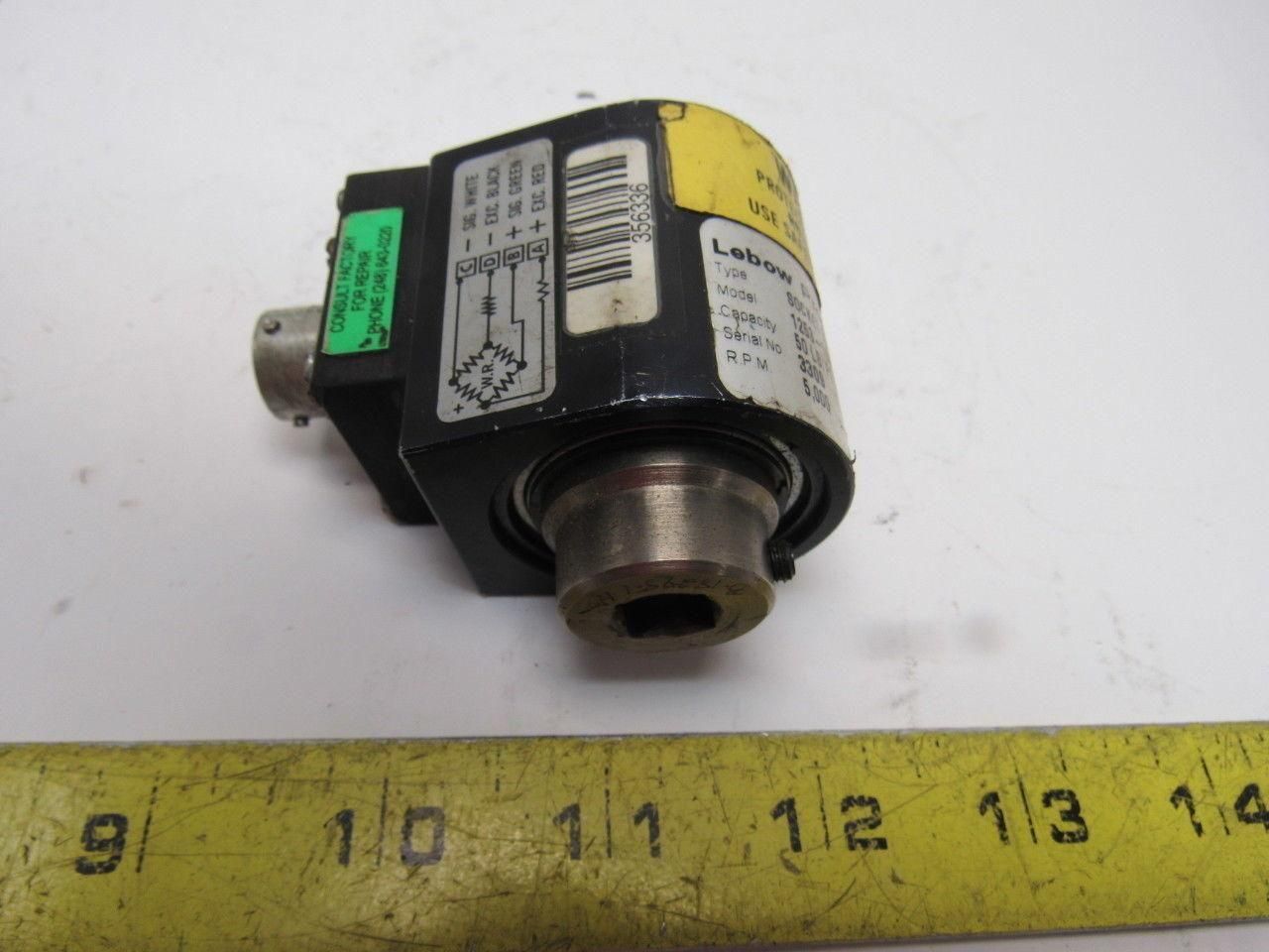 Lebow 1253-103-50 3/8" Drive Socket Torque Sensor 50 Ft lbs 5,000RPM