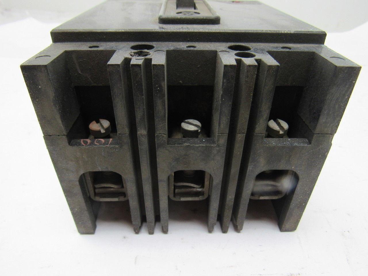 Westinghouse 48E8744 600AC 100A 3Pole 160-480A Trip Range DE-Ion Circuit Breaker