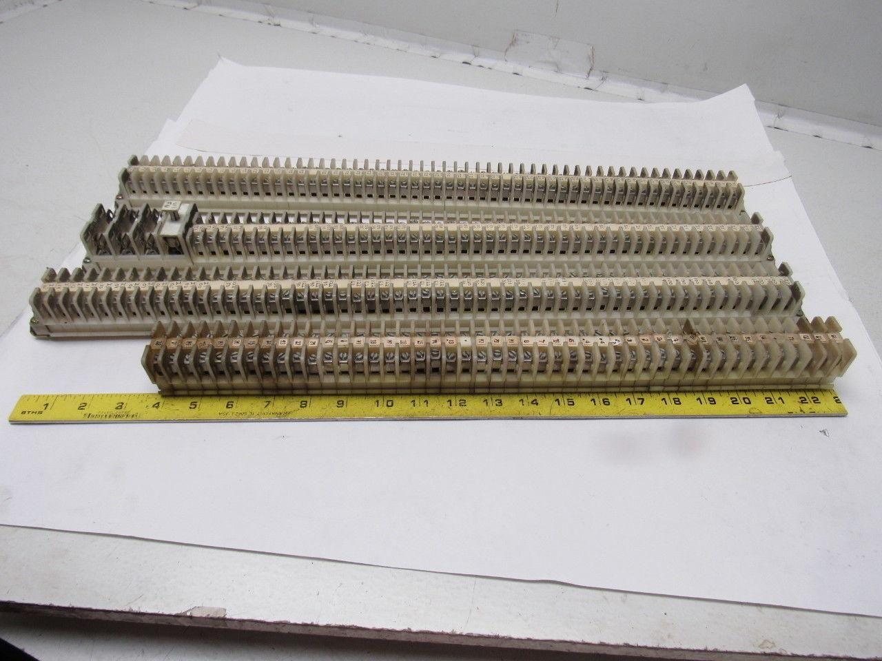 Allen Bradley Bul 1492 Style CA Open IEC Terminal Blocks Rail Mount Lot/200