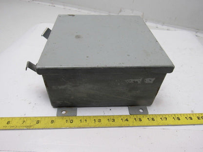 Hammond 1414PHH4 8"x8"x4" Hinged Door Electrical Enclosure W/Back Plate