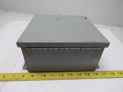 Hammond 1414PHH4 8"x8"x4" Hinged Door Electrical Enclosure W/Back Plate