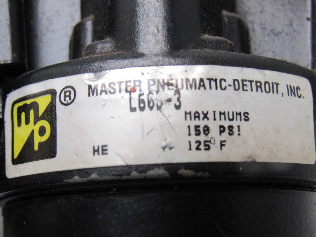 Master Pneumatics Fd60-3 L665-3 R60-3 Filter Regulator Lubricator Assembly FRL