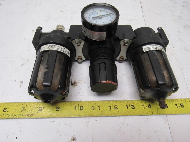 Master Pneumatics Fd60-3 L665-3 R60-3 Filter Regulator Lubricator Assembly FRL