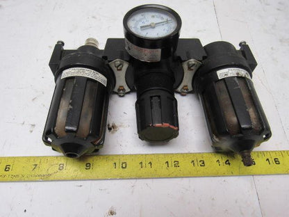 Master Pneumatics Fd60-3 L665-3 R60-3 Filter Regulator Lubricator Assembly FRL