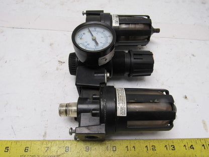 Master Pneumatics Fd60-3 L665-3 R60-3 Filter Regulator Lubricator Assembly FRL