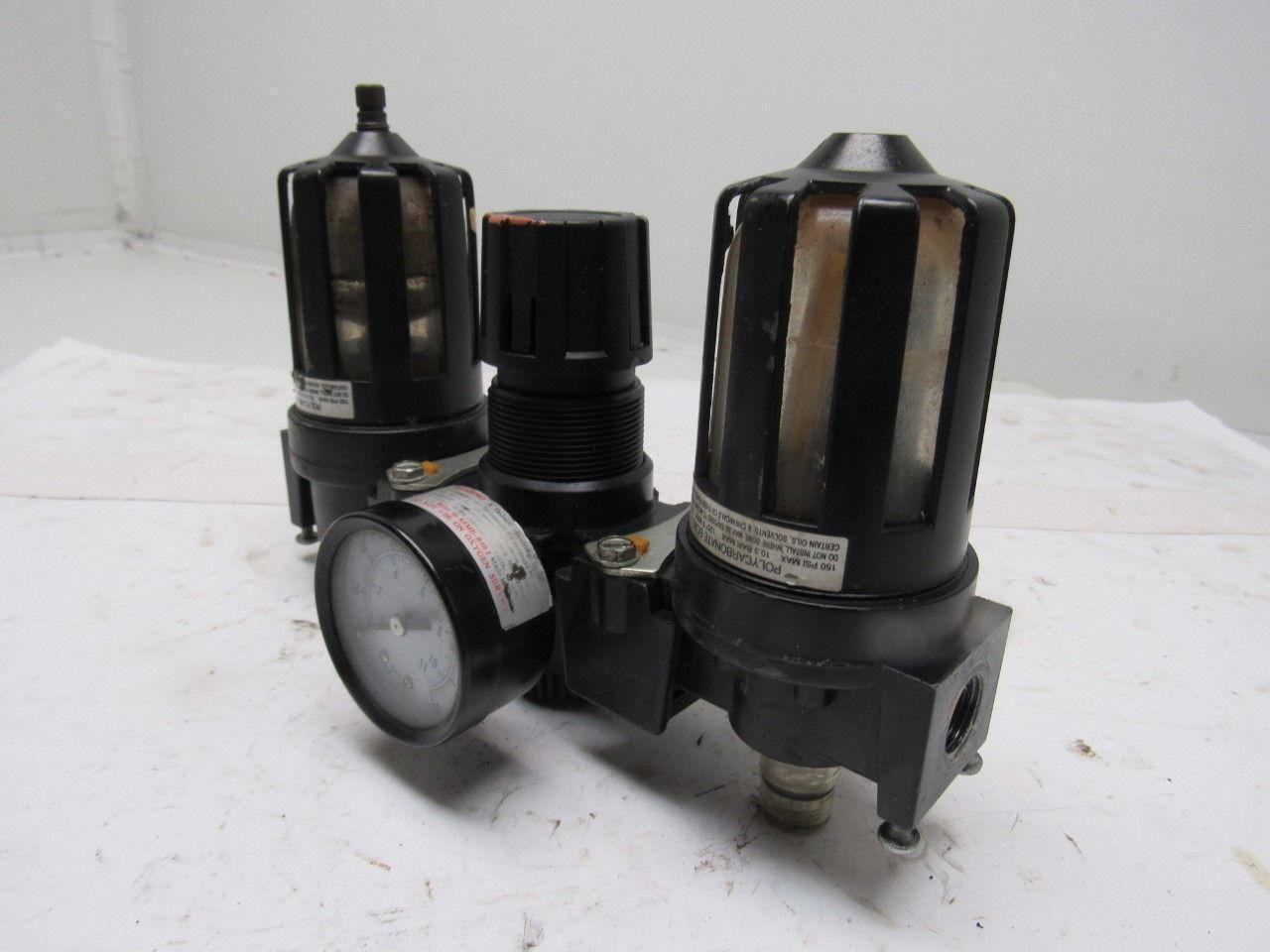 Master Pneumatics Fd60-3 L665-3 R60-3 Filter Regulator Lubricator Assembly FRL