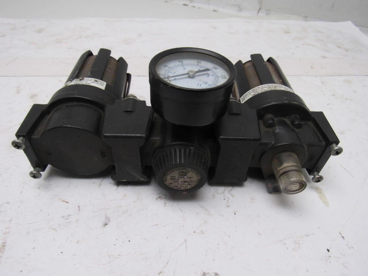 Master Pneumatics Fd60-3 L665-3 R60-3 Filter Regulator Lubricator Assembly FRL