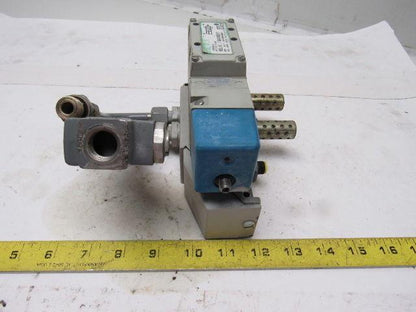 Numatics 13BA43AMQ56Y61 Pneumatic Air Solenoid Valve 24VDC W/manifold Block