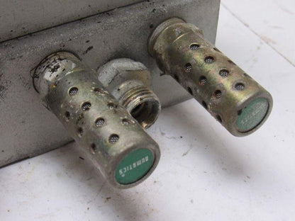 Numatics 13BA43AMQ56Y61 Pneumatic Air Solenoid Valve 24VDC W/manifold Block