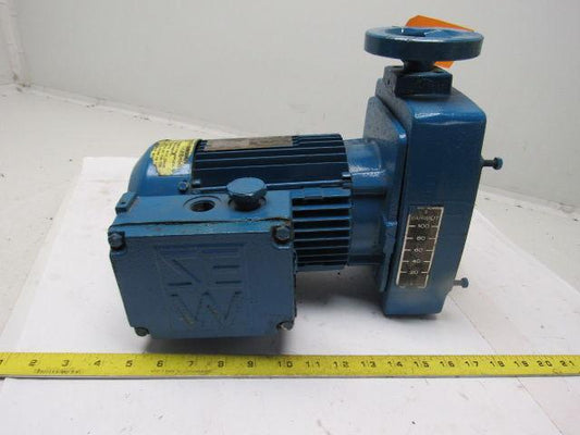 Sew Eurodrive DF12BDT80K4 1/2-3/4Hp 2250/450RPM 230/460V Varimot Speed Drive