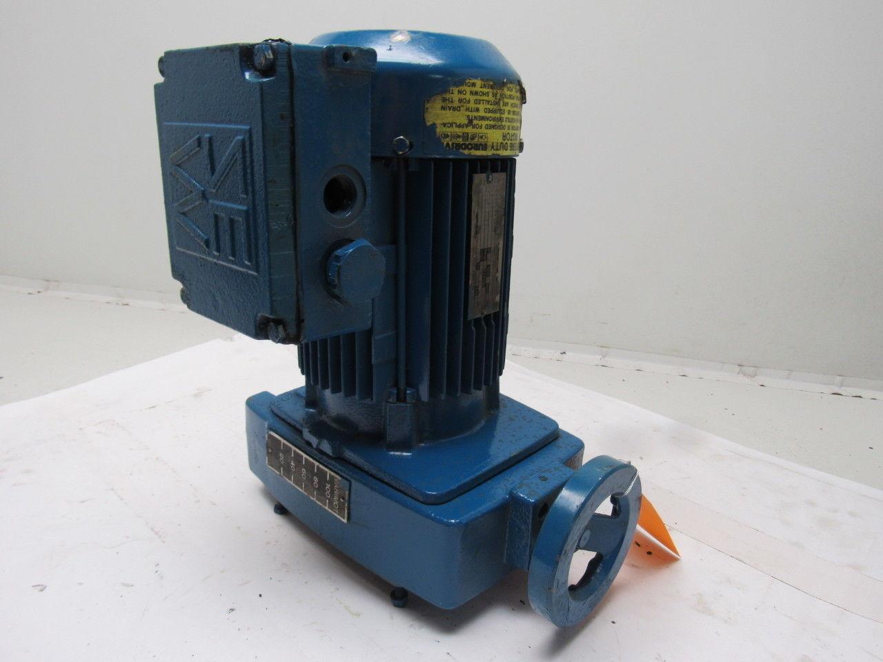 Sew Eurodrive DF12BDT80K4 1/2-3/4Hp 2250/450RPM 230/460V Varimot Speed Drive