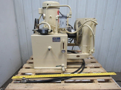 Continental V8-100T-25V-V1 25 Gallon 10Hp 208-230/460V Hydraulic Unit